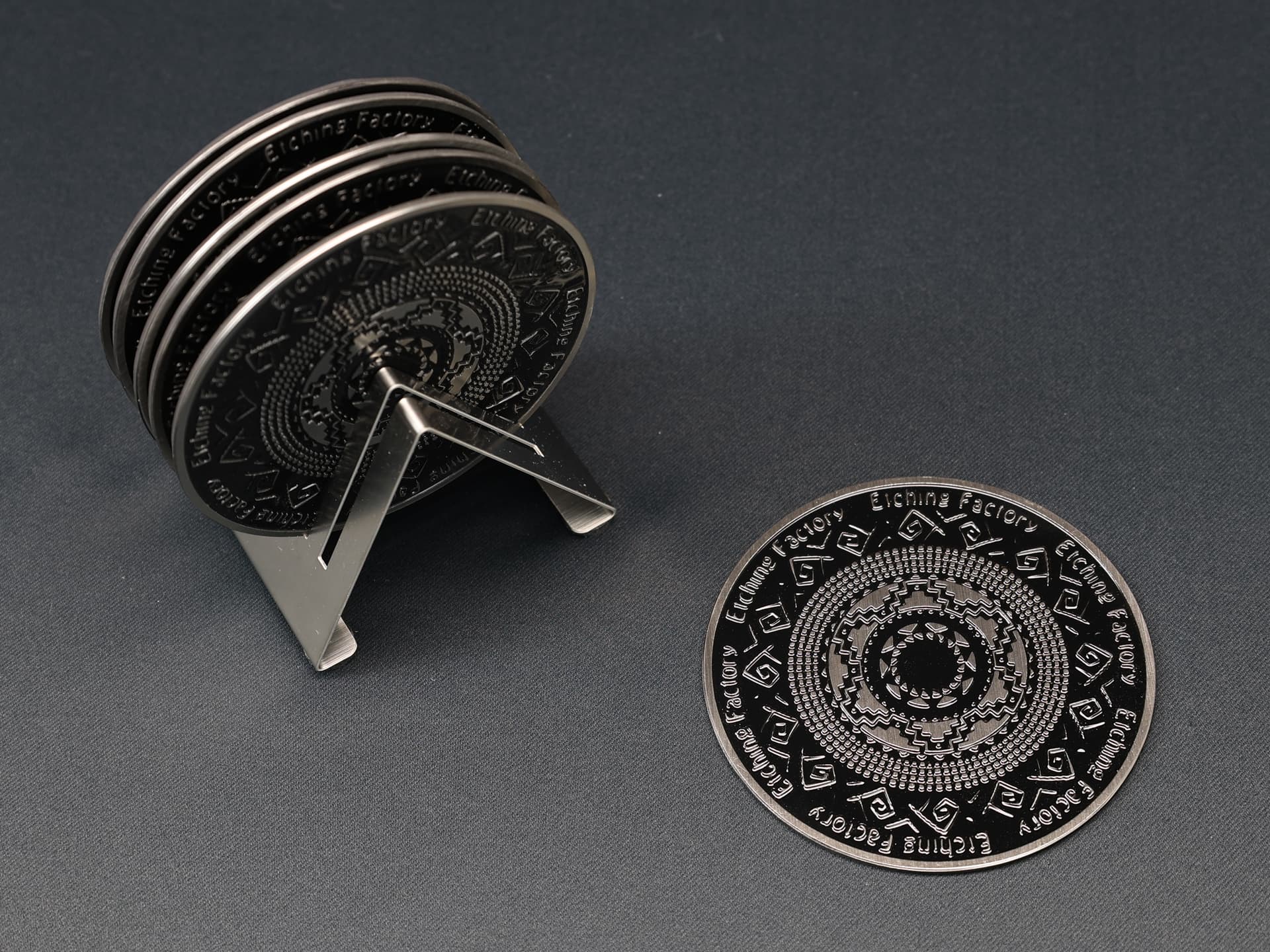 エッチング ステンレス コースター