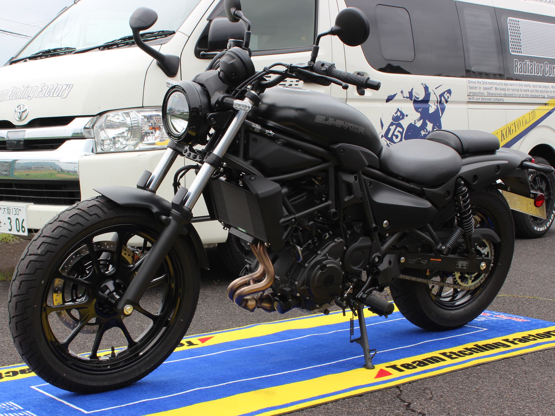 Eliminator400(23~)用ラジエターコアガードSB Eliminator400(23~)用ラジエターコアガードSB