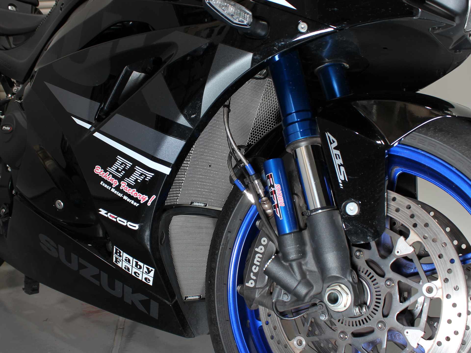 GSX R~用ラジエターガードSET