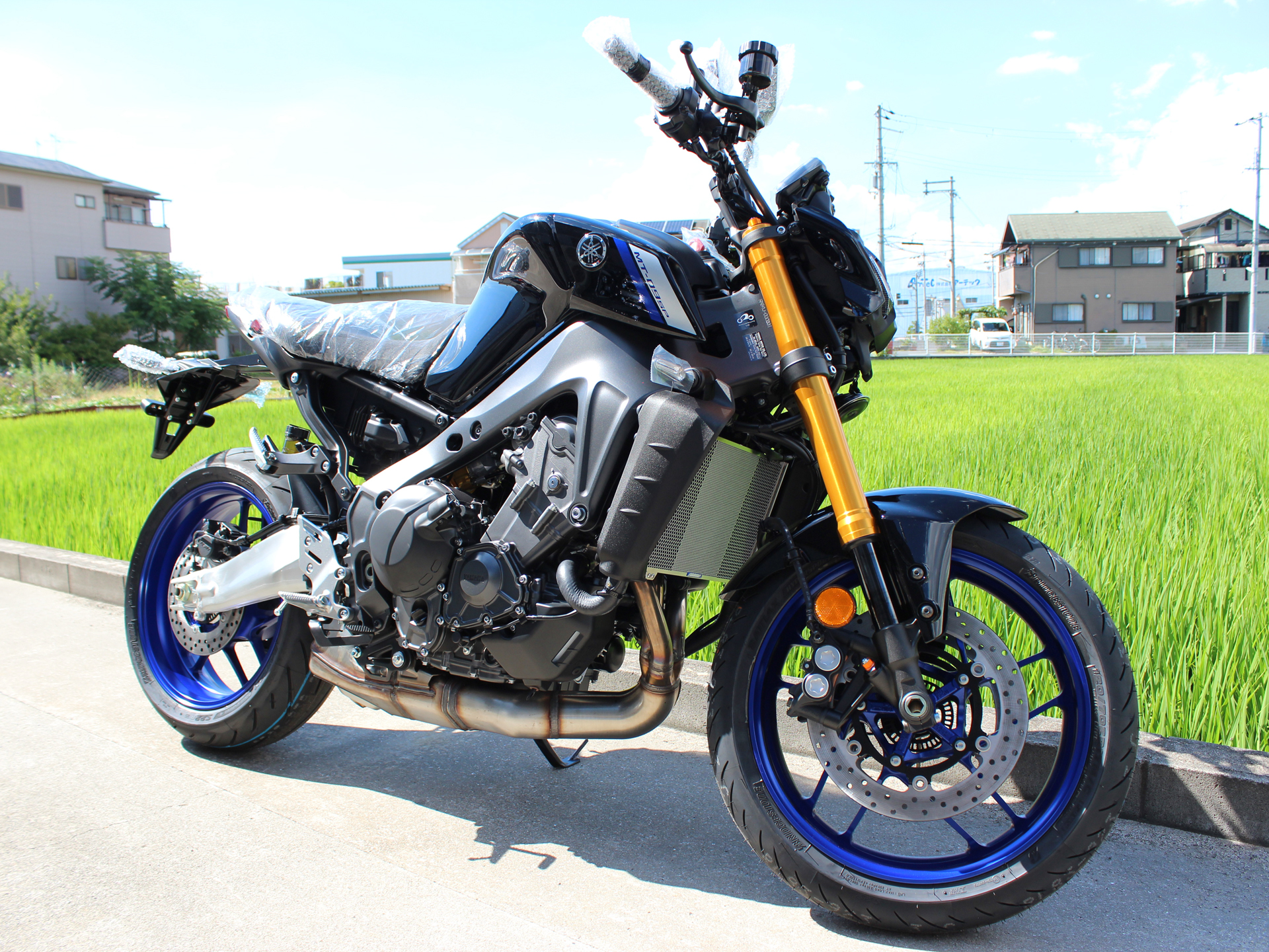 1650円 新着 ETCHING FACTORY エッチングファクトリー バイク ラジエーターコアガード MT-09用 エアダクトメッシュ エンブレムカラー
